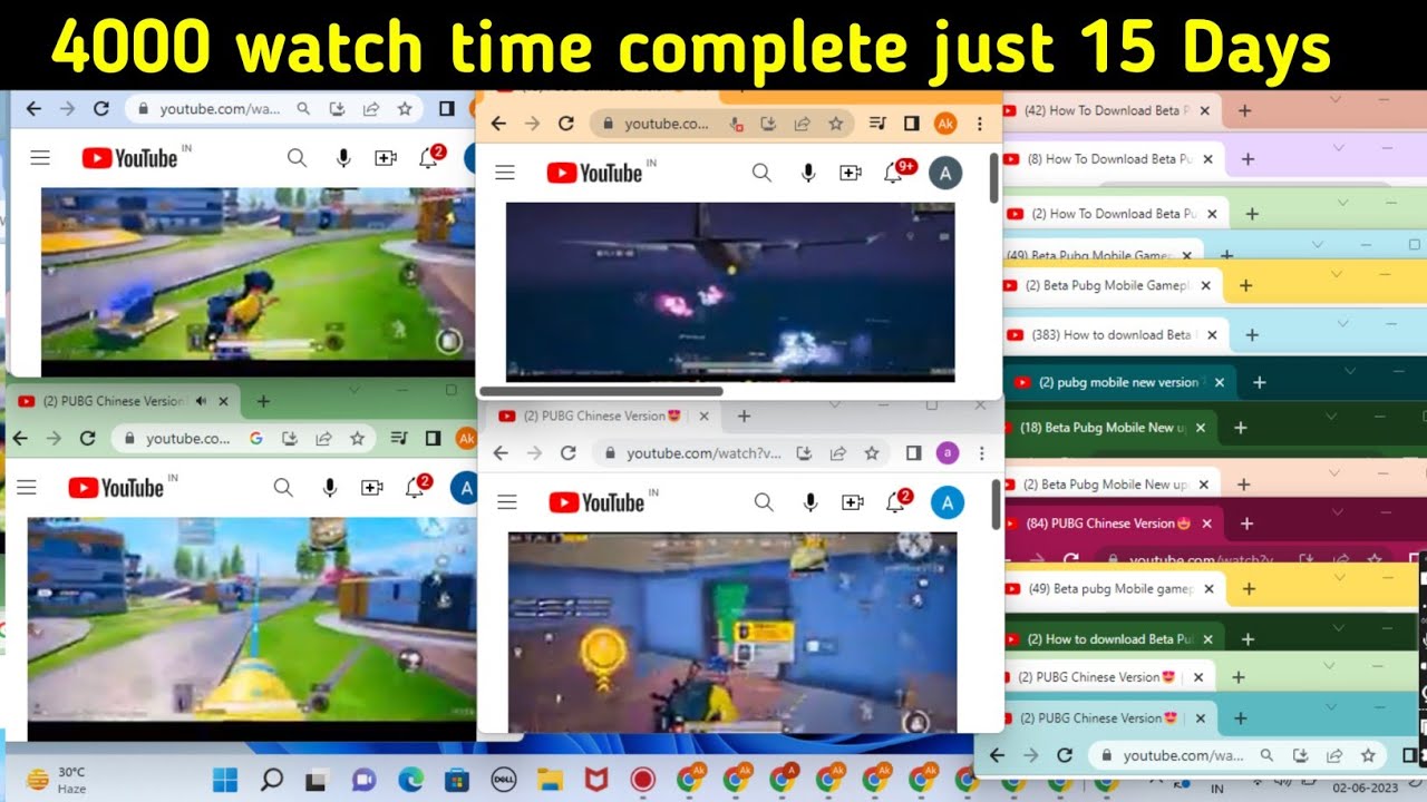 how to complete 4000 watch time | 4000 hours watch time kaise complete ...