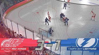 NHL 24 Gameplay Playoff Round 2 Game 4 - Red Wings vs Lightning (Superstar) [4K 60fps]