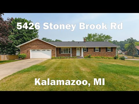 5426 Stoney Brook Rd, Kalamazoo, MI home video tour