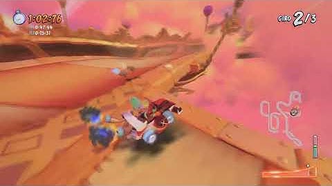 CTR:NF - Hot Air Skyway 2:13:10 - Beating Developer Time Trials