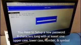 How to Setup Intel Active Management Technology on Target Device