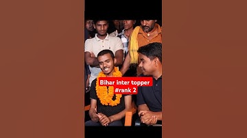 Bihar board class 12th inter topper #rank 2 Science Topper Interview From @TARGETBOARD #viral
