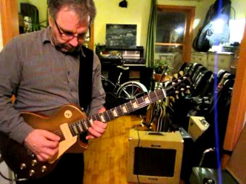 Gibson 60s Tribute Les Paul Goldtop P90s - Peavey Delta Blues - Ron Mercer