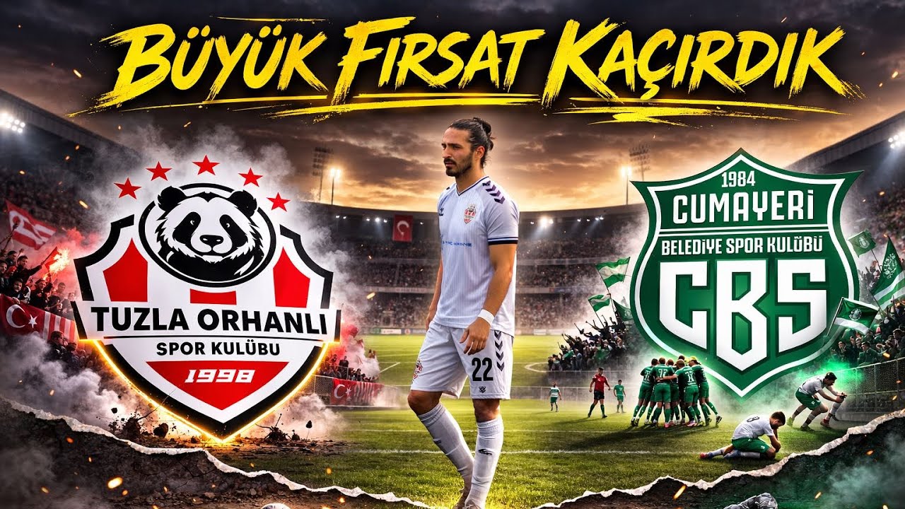Play Off Yolunda Ağır Yara! Tuzla Orhanlıspor-Cumayerispor Bölgesel Amatör Lig maçı Vlog!