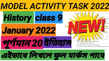 Class 9 Model activity tasks history||January 2022|| model activity task class 9 history.