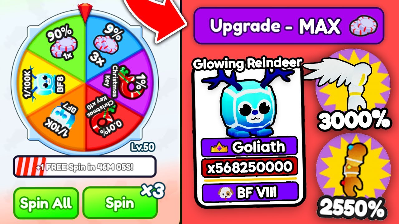I MAXED The Christmas Wheel Spin and got NEW Strongest Arm in Arm Wrestling Simulator!