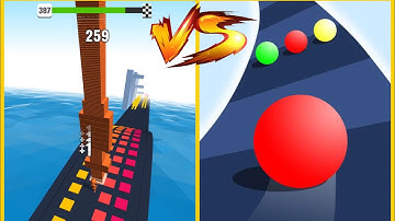 Stack Colors Vs Color Road : Gameplay Walkthrough Part 1 - Level 1-9999 All Level (iOS, Android)