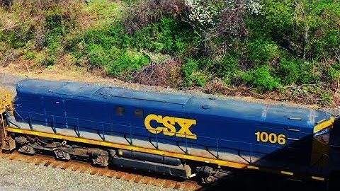 ALCO MT6 Slug on CSX Train 4K UHD