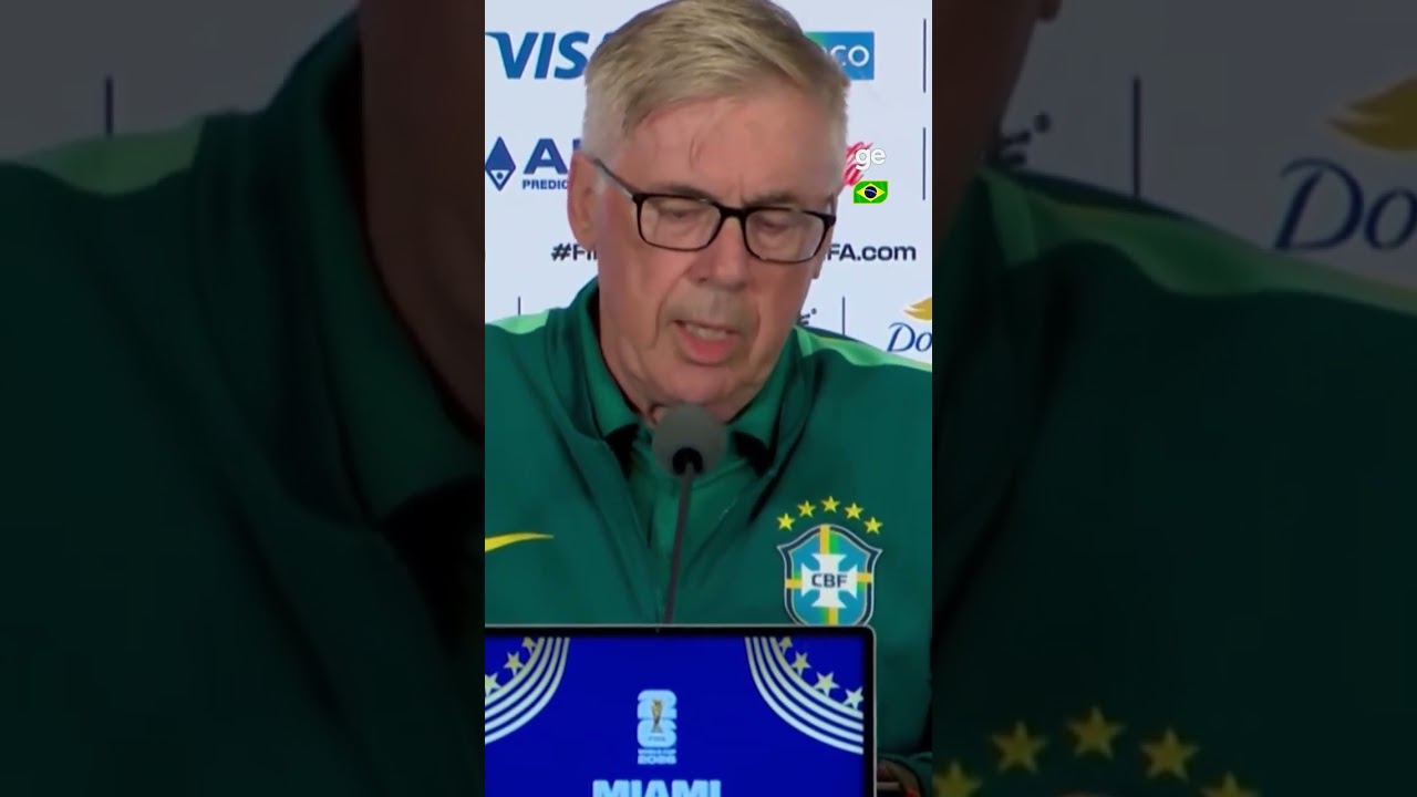 ANCELOTTI DESCARTA POUPAR JOGADORES PENDURADOS | #shorts | Copa do Mundo 2026 | ge.globo