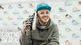 Lazza Goes Shopping for Sneakers at Kick Game