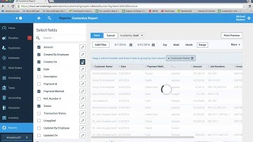 Work-Order, Estimate, Project Audit History / Data Set Reports for Payments, Invoices and Equipment