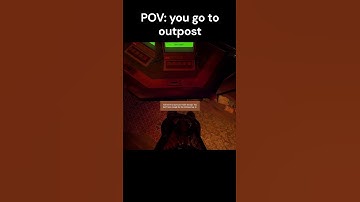 POV you go to outpost #rust