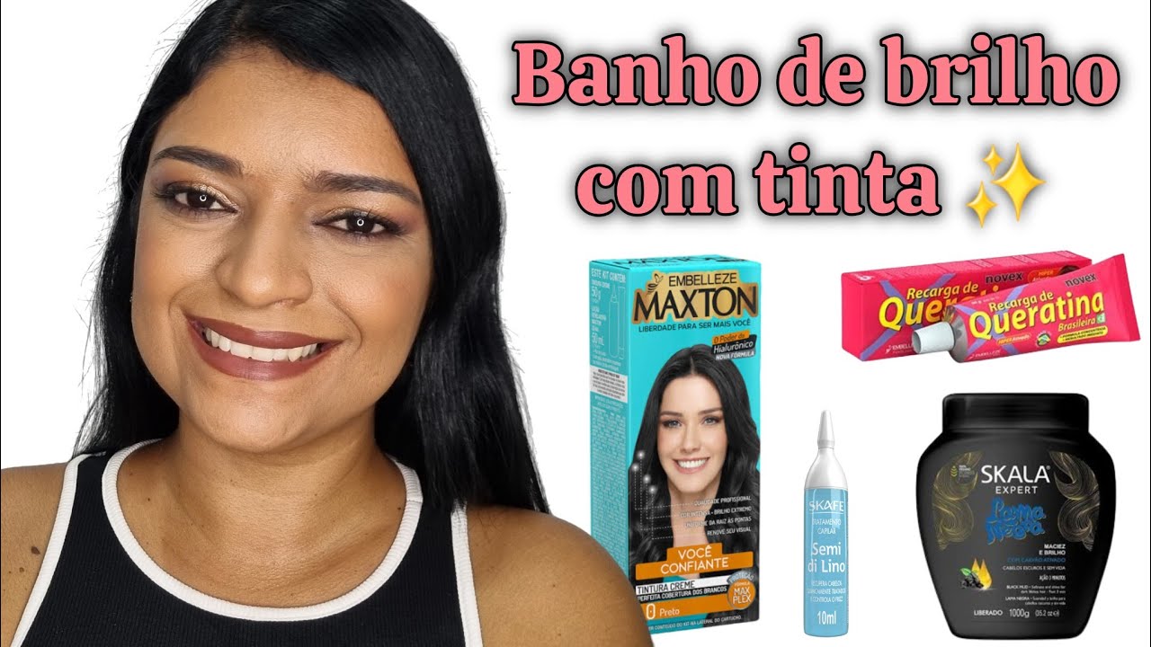 Como Fazer Banho de Brilho com Tinta | Maxton Preto 1.0 - YouTube