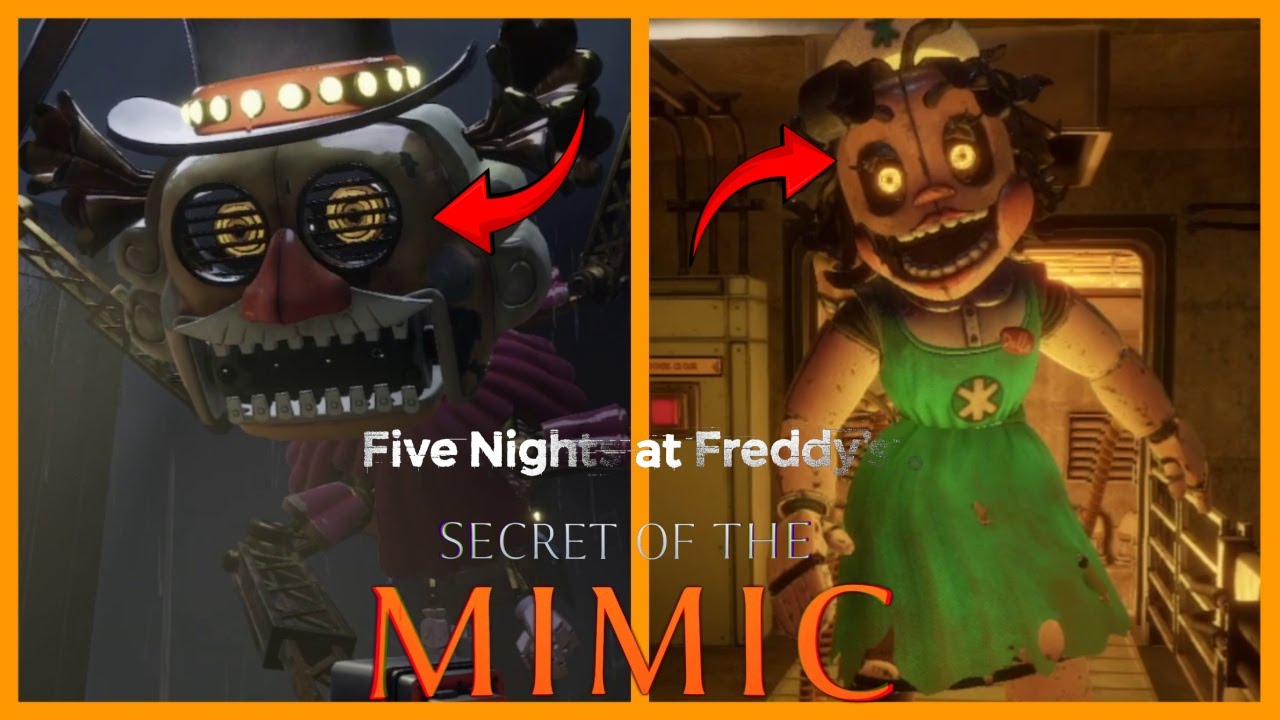 Big Top & Nurse Dollie Just Got Even More Terrifying In Secret Of The Mimic #fnaf #gaming #horror