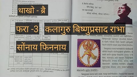 Class - IV  Bithorai Bodo (MIL) Lesson - 3  कलागुरु बिष्णुप्रसाद राभा Question answer/Activities