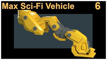 Working on the Leg - Max Sci-Fi Vehicle - Part 6