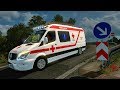 Mercedes Benz Sprinter | Ambulancia Cruz Roja | Ruta a velocidad Máxima