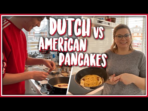 Dutch Pannenkoeken vs USA Pancakes