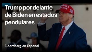 Trump aventaja a Biden en los estados en disputa según una nueva encuesta de Bloomberg