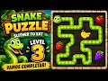 Snake Puzzle: Slither to Eat - Level 3