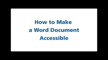 How to Make a Word Document Accessible - Microsoft 365