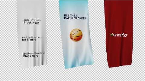 Unfolding Banners After Effects Project