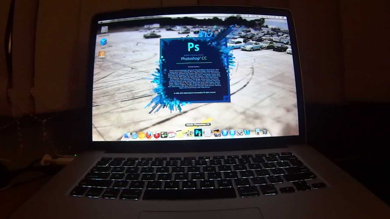 Adobe Photoshop Cc Startup On Macbook Pro 15 Retina 13 Youtube