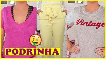 Como usar camiseta podrinha?