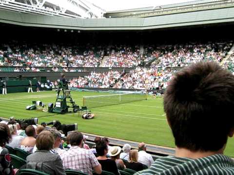 Wimbledon 2009 Centre Court!!!!!! With Sam Querry ...