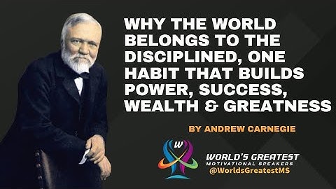 Why the World Belongs to the Disciplined, One Habit That Builds Power, Success, Wealth & Greatness