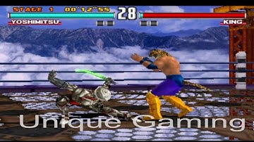 Yoshimitsu With Xiaoyu Moves Gameplay - Tekken 3