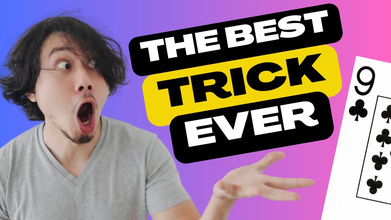 Лучший фокус всех времен! (Карточный фокус, работающий сам по себе)