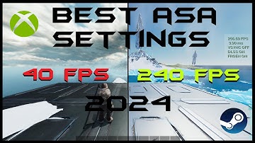 Best Ark Survival Ascended Settings 2024 max FPS