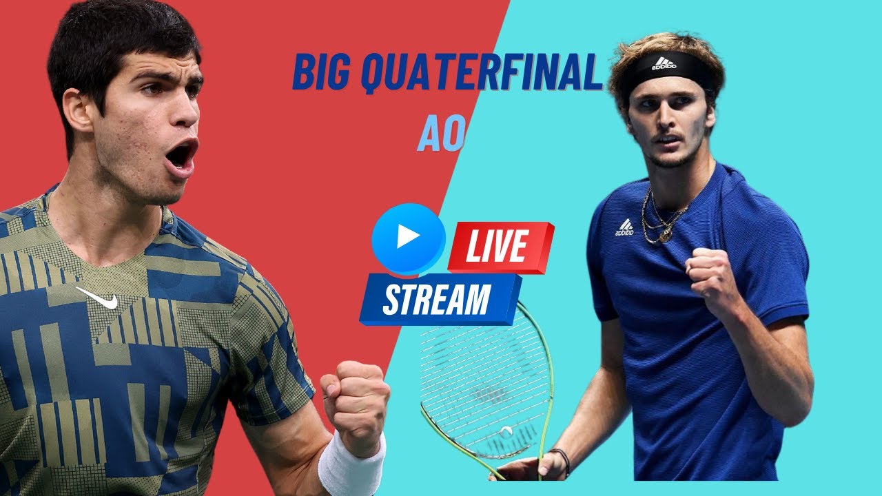 ATP LIVE CARLOS ALCARAZ VS ALEXANDER ZVEREV ATP AUSTRALIAN OPEN 2024