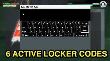 ALL 6 ACTIVE LOCKER CODES IN NBA 2K21 MY TEAM | ACTIVE LOCKER CODES