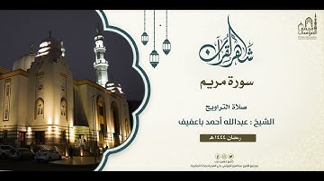 الليلة الثامن عشر I تلاوة الشيخ : عبدالله أحمد باعفيف  I ليالي رمضان 1444هـ