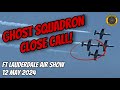 Ghost squadron close call ft lauderdale airshow 12 may 2024