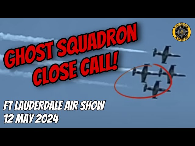 Ghost Squadron Close Call Ft Lauderdale Airshow 12 May 2024 class=