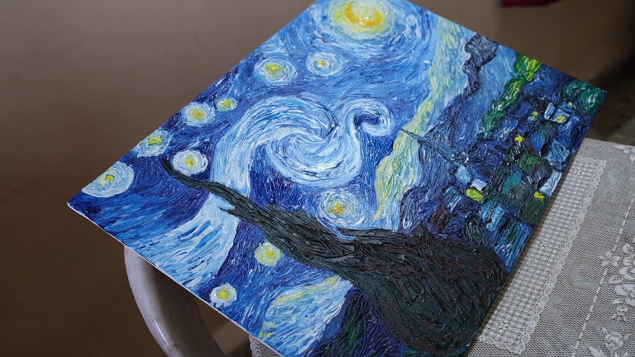 STARRY NIGHT Recreation - Making Video - YouTube