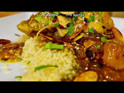 Easy Moroccan Stewed Chicken Tagine with Honey and Apricot Sauce