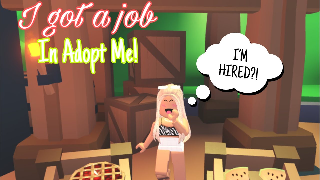 I got a job at the Farm Shop in Adopt Me! 🍀🍉