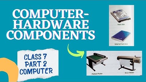 Computer-Hardware Components|part(2)|class7ICSE