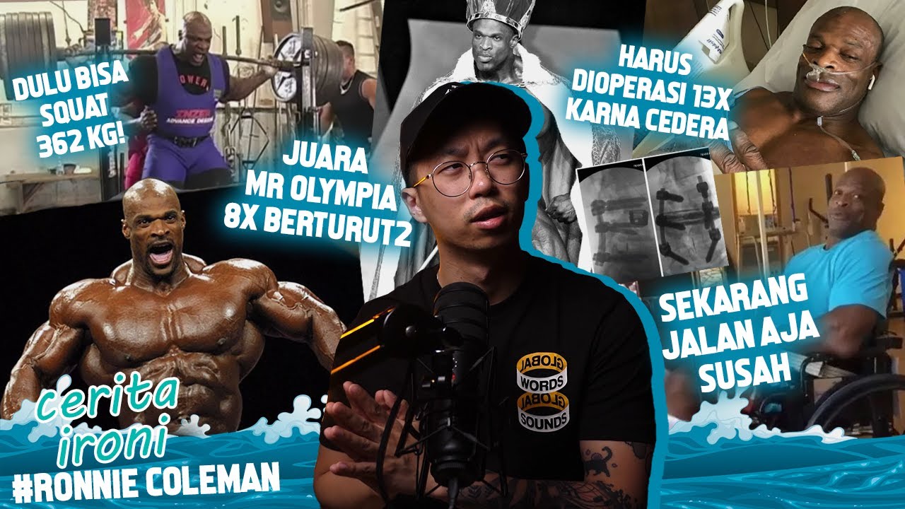 JUARA DUNIA BINARAGA 8X TAPI SEKARANG HAMPIR LUMPUH | Ronnie Coleman