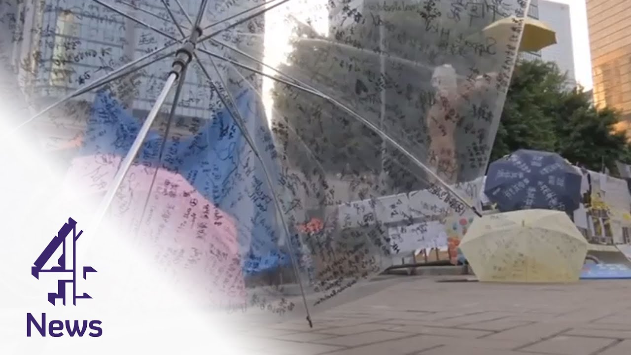 Hong Kong's umbrella revolution in 60 seconds Channel 4 News YouTube