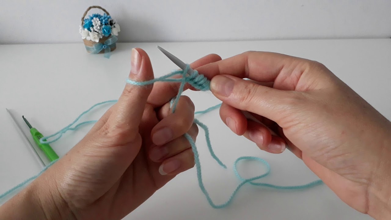 Şişe ilmek nasıl atılır|Şiş ile örgüye nasıl başlanır üç farklı yöntem|İlmek atma|Örgü teknikleri -1