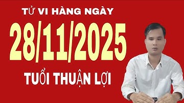 Tử vi hàng ngày 28/11/2025 tuổi thuận lợi nhất