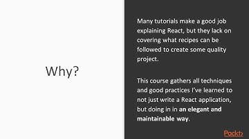 React Recipes : The Course Overview | packtpub.com