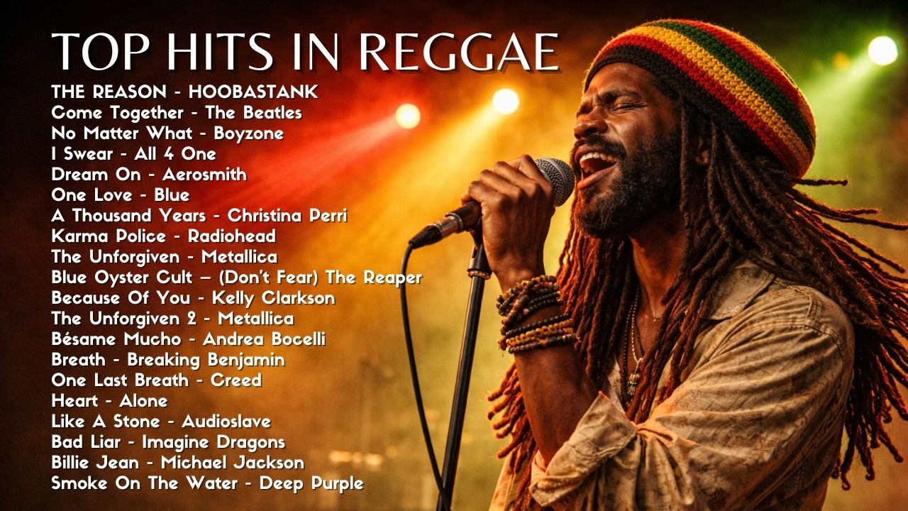 HOOBASTANK, The Beatles, Boyzone, All 4 One, Aerosmith, Blue, Radiohead  - Smooth Chill Reggae Cover