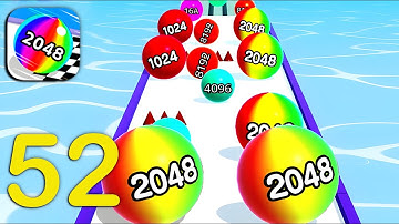 Ball Run 2048 Speedrun Gameplay Levels 87-103 (Android/iOS)#52