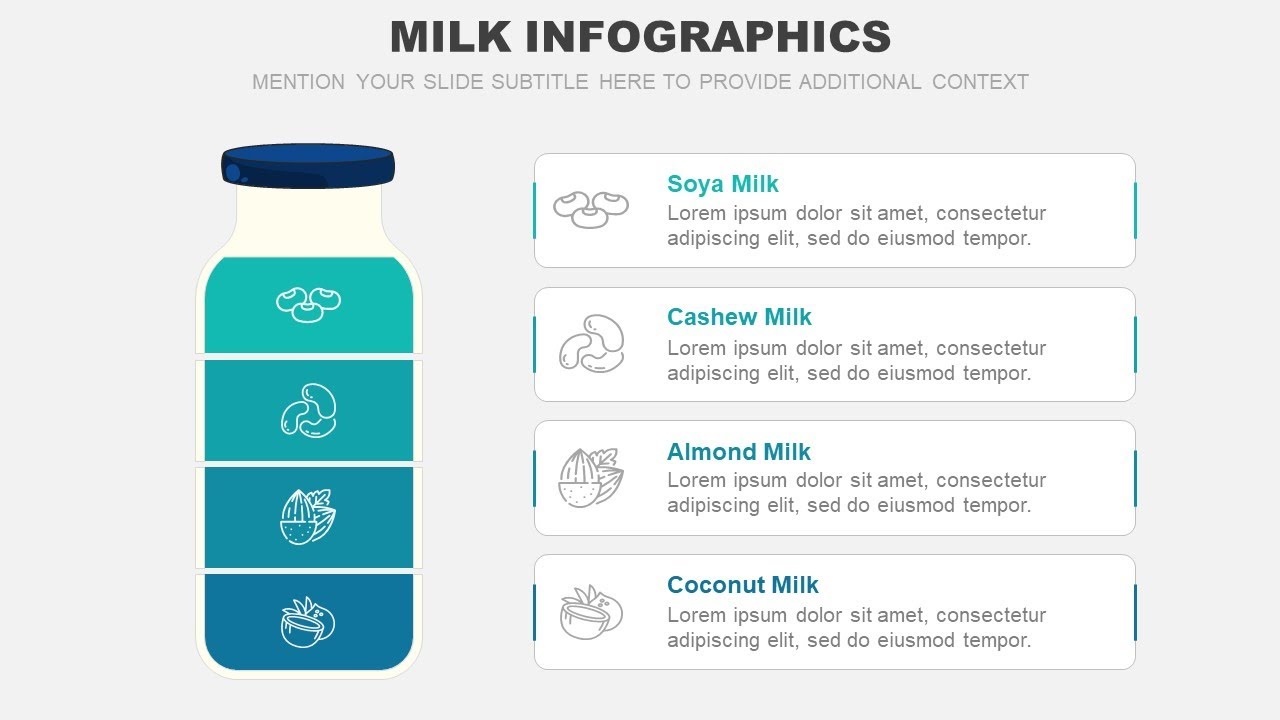 Milk Infographics Animated PPT Template - YouTube
